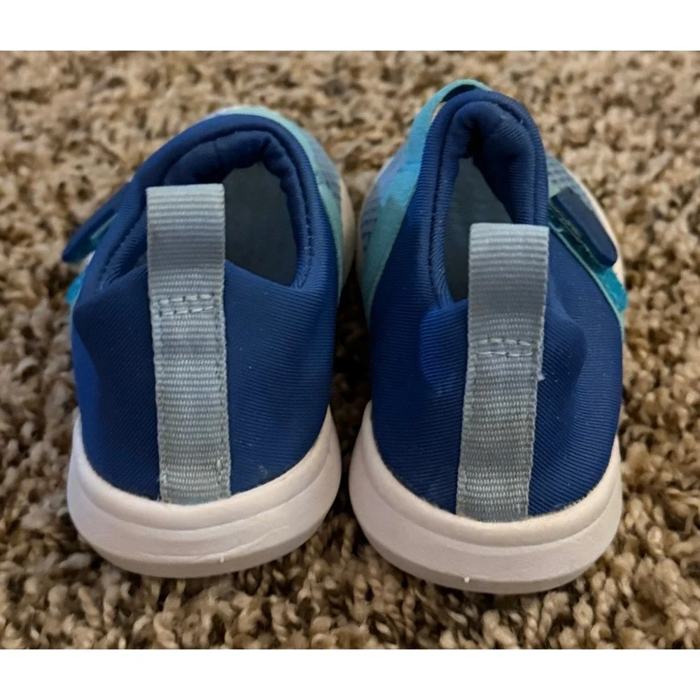 Cat & Jack-Austen Slip-On Blue Water Sneaker Shoes Size 5